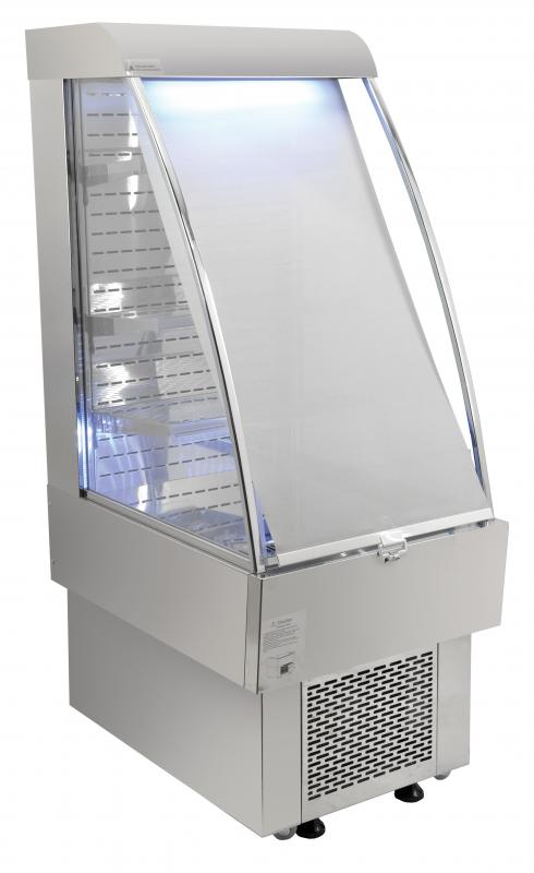Open Refrigerated Floor Display Showcase with 230 L capacity
